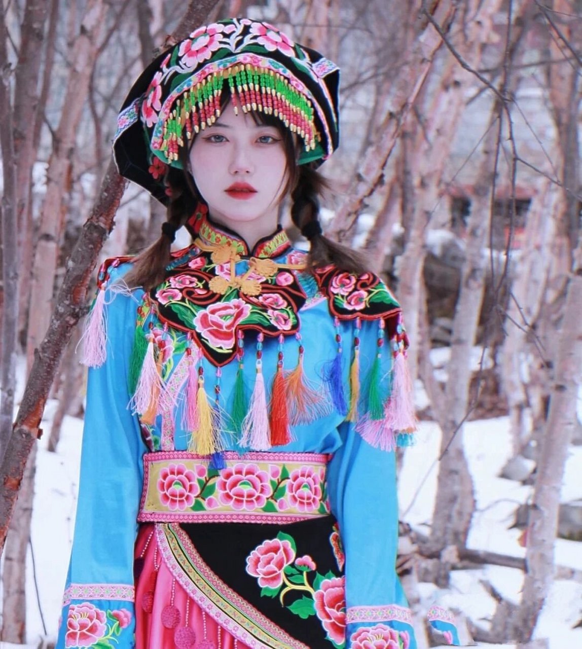 马克笔手绘:少数民族系列羌族(21/56) 原创手绘禁商用二改,转发临摹需