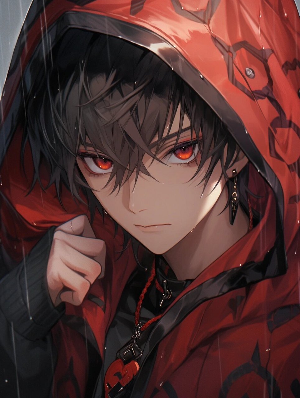 动漫男生头像壁纸插画素材