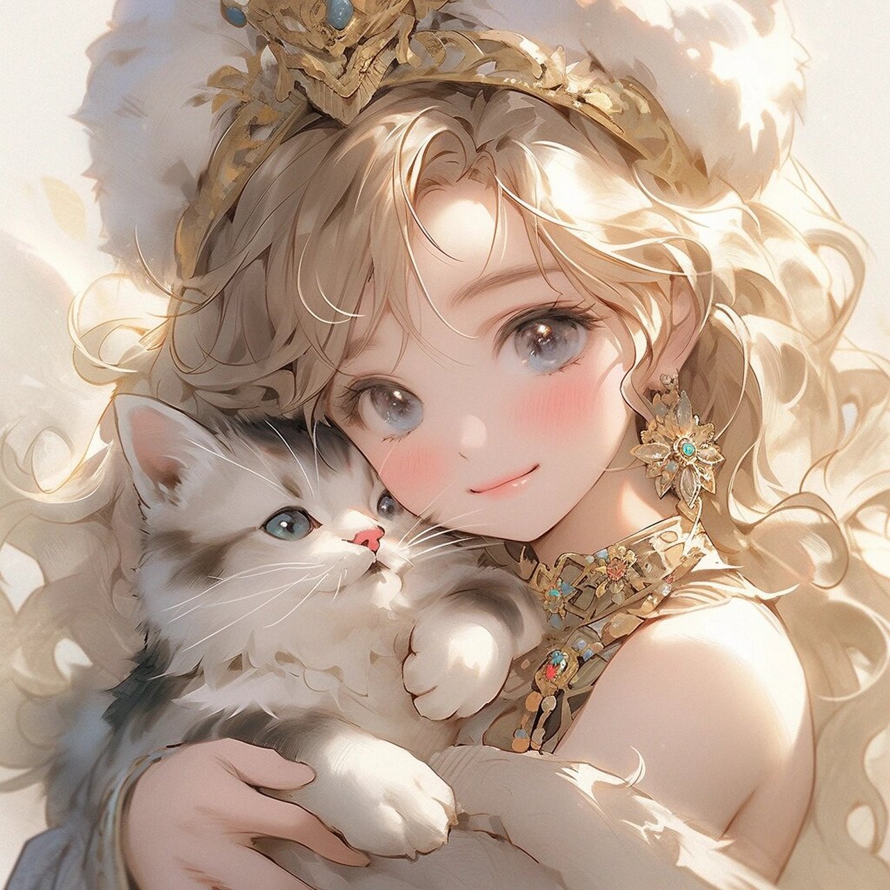 公主&招财猫|变美暴富头像90 谁还不是个小公主呢0269♀15