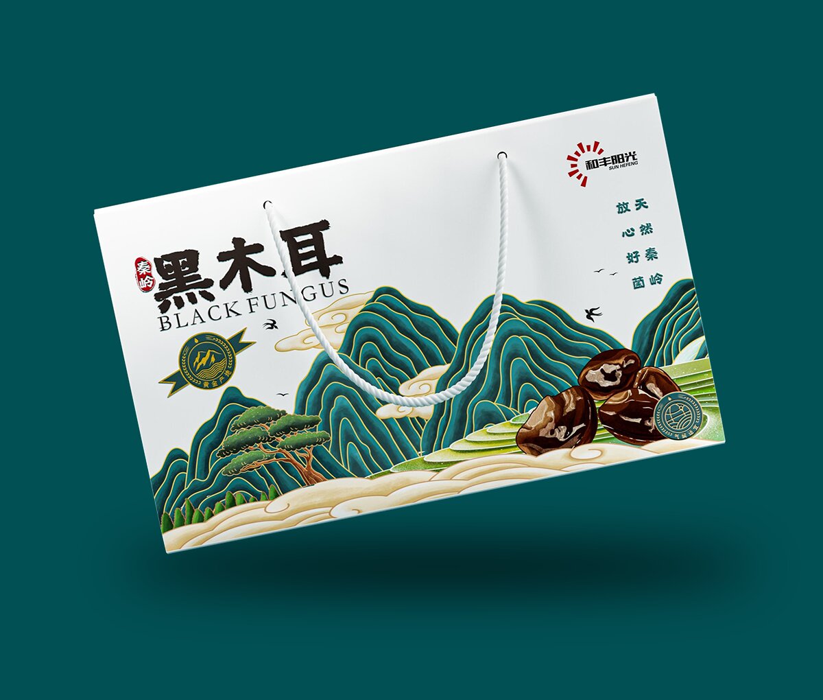 黑木耳插画包装设计方案