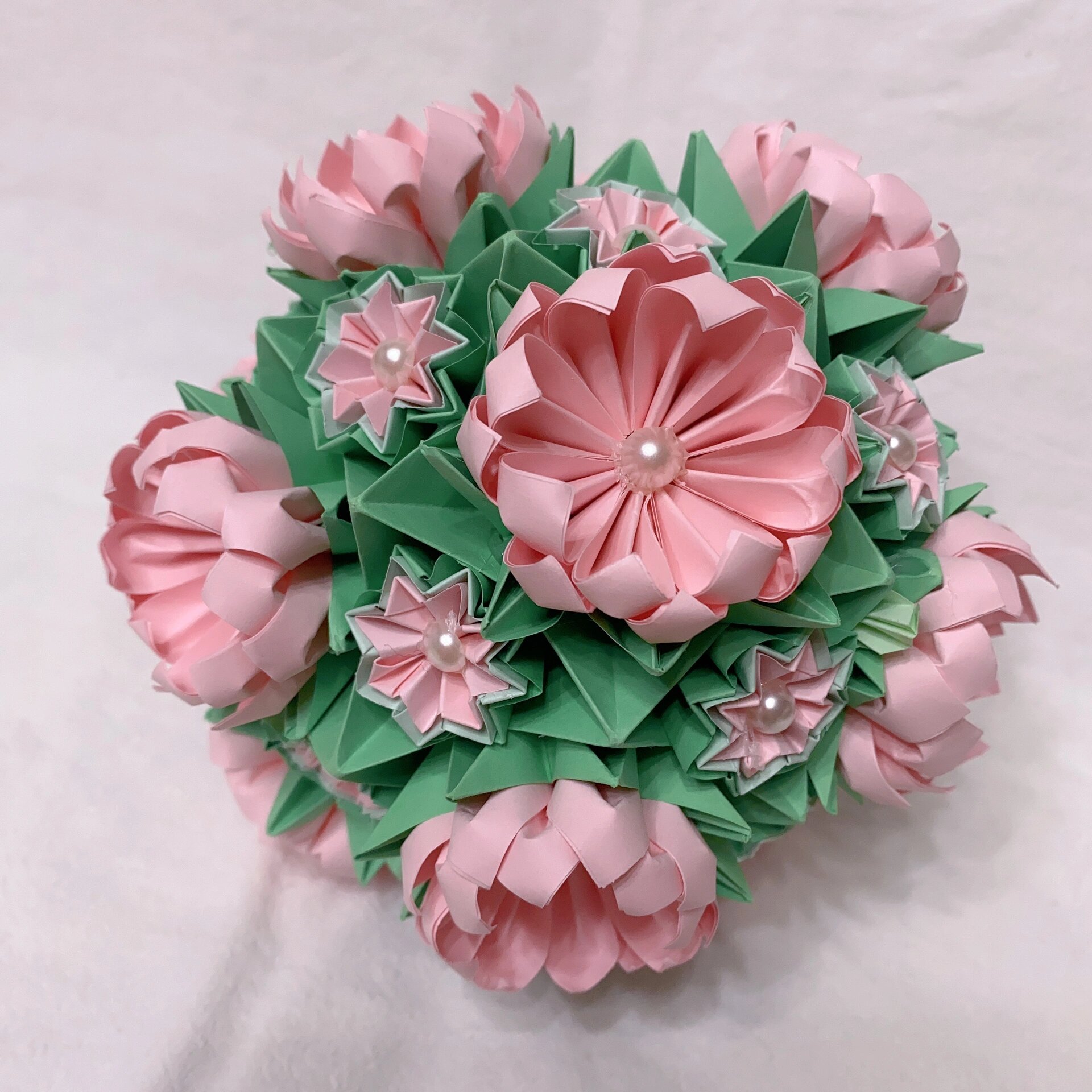 折纸花球阶段清单