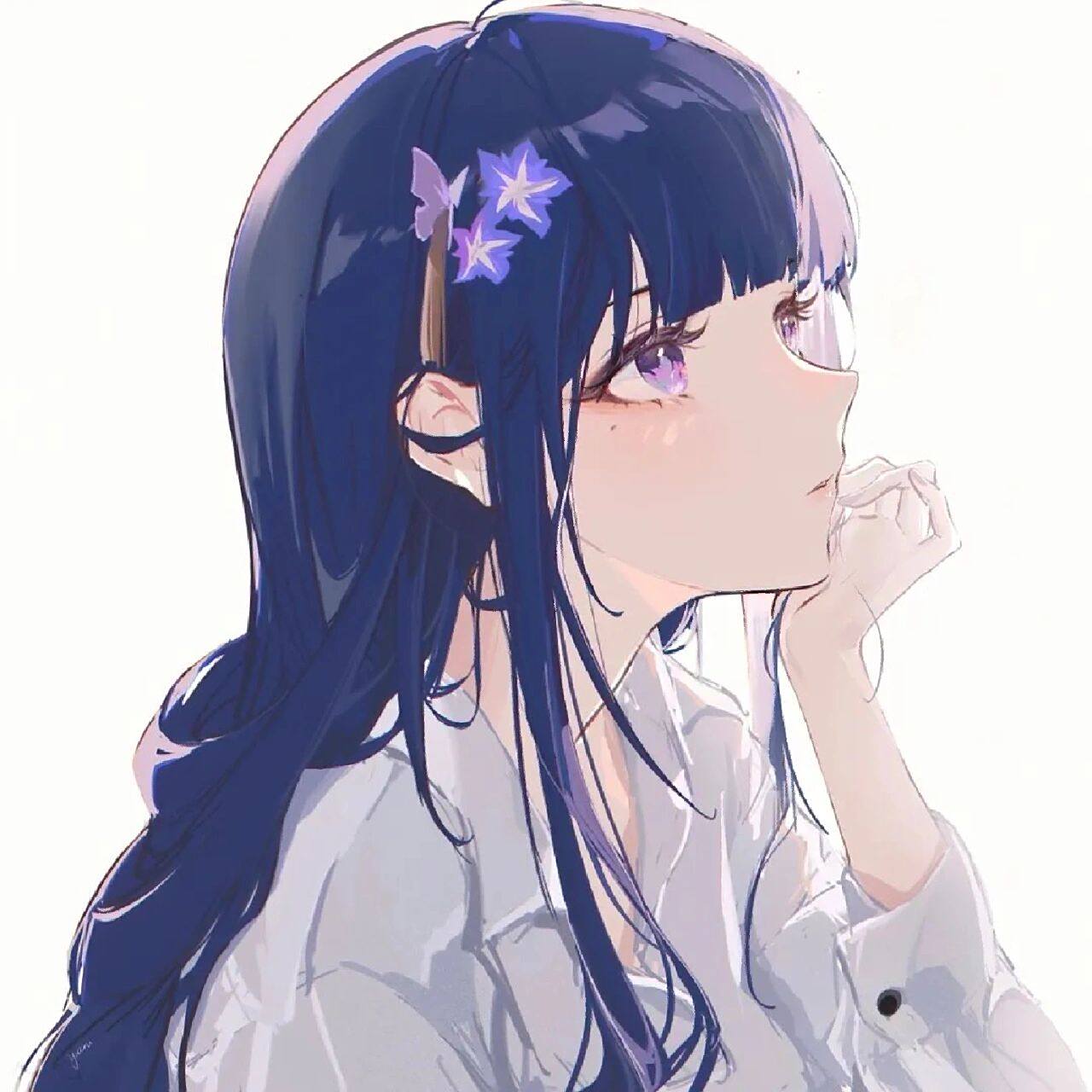 原神女生侧脸头像