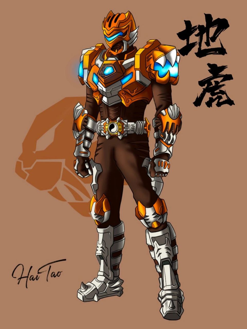 铠甲勇士-地虎侠    还有地虎侠,他要召唤土之地虎铠甲