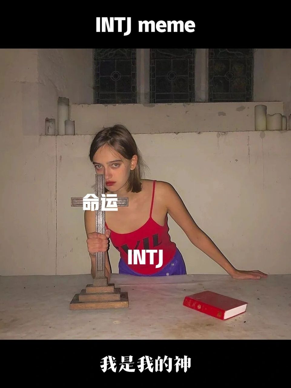 intj meme:我是我的神 intj:我是我的神,我主宰我自己的人生.