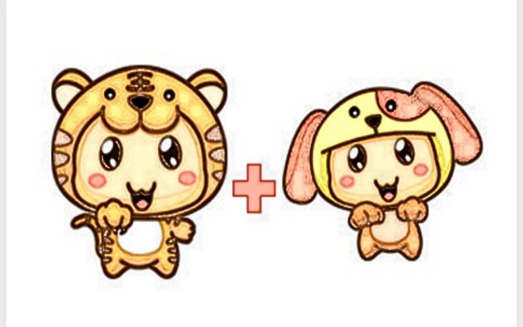 配对:虎狗配(男虎女狗,女虎男狗) 男虎   女