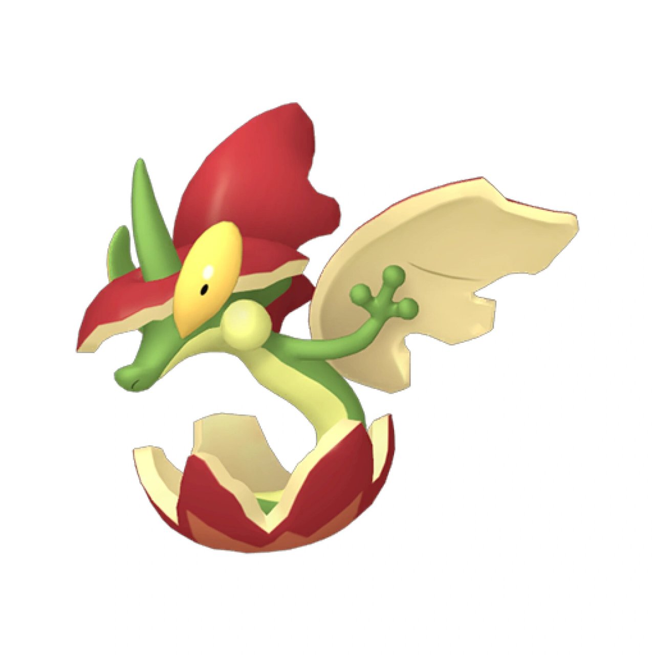 苹裹龙 0841:苹裹龙 属性:草,龙                分类:苹果翅宝可梦