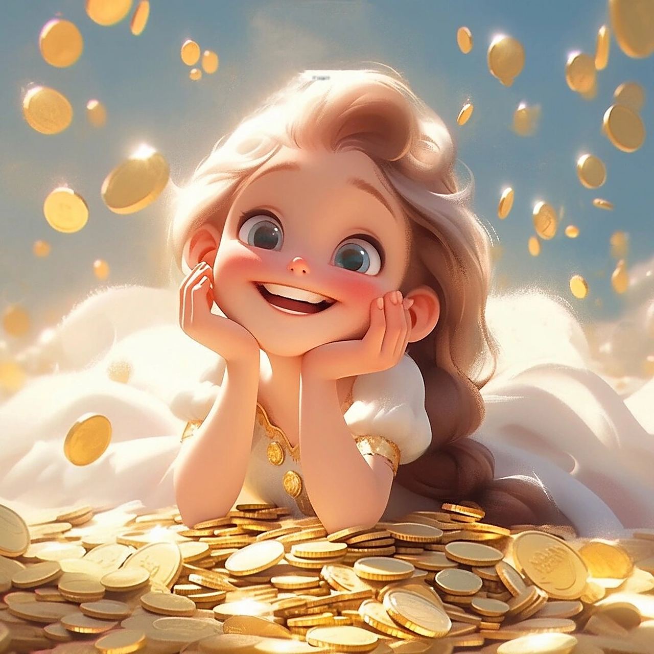 小富婆们,你们的暴富头像来了90 #当我换了新头像# #好看头像