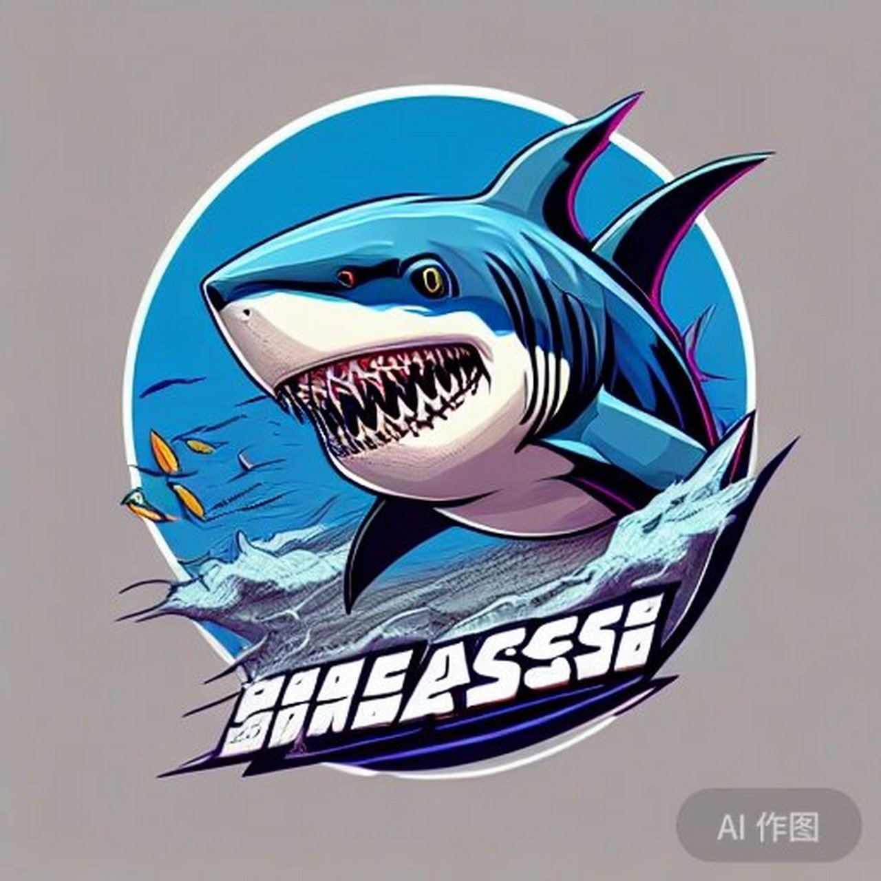 鲨鱼标志·logo设计