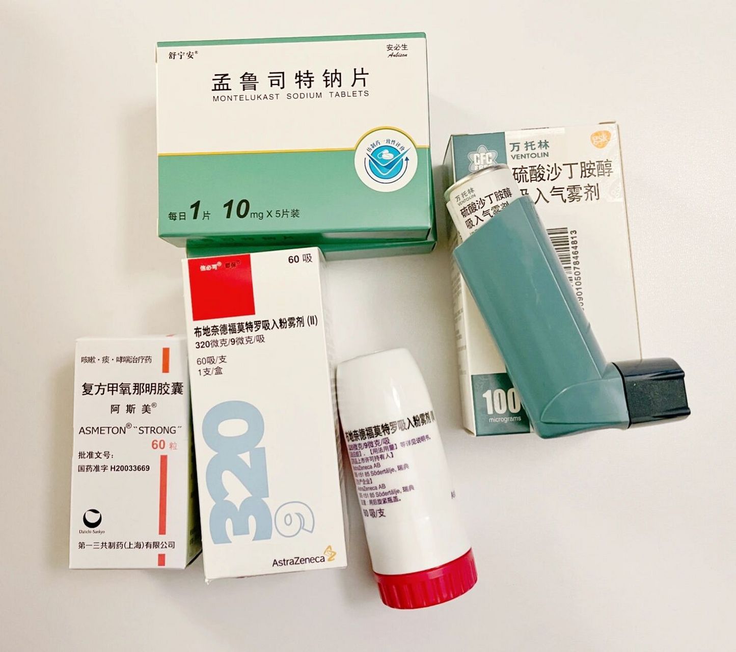 哮喘最终用药 关于沙丁胺醇和布地奈德,两种吸入剂, 布地奈德为长期