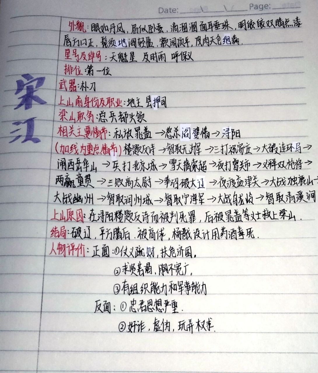 宋江思维导图 寒假最后一天写的可能有错字