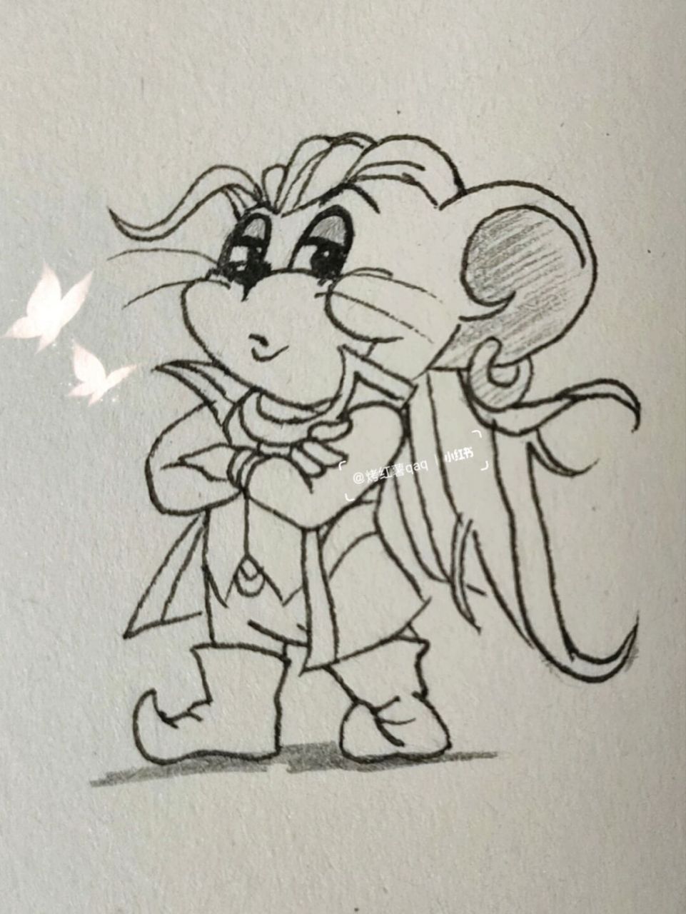 精灵王爷简笔画教程 #简笔画教程# #简笔画# #猫和老鼠