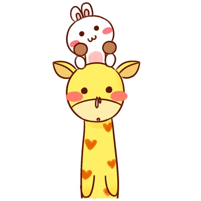 图|长颈鹿卡通图5张