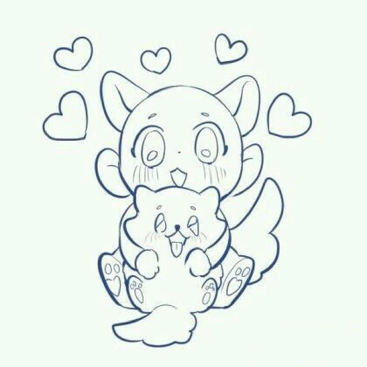 板绘素材|q版小兽人素材分享 96每日一练 7815分享一些q版角色