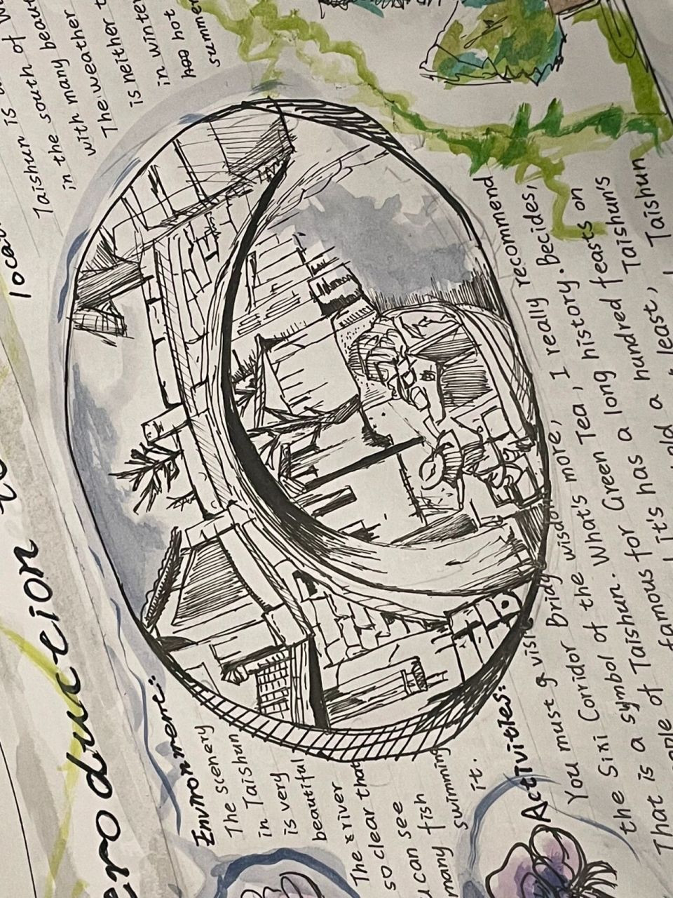 英语景点介绍手抄报03 以为上了初中就没有手抄报了,是我想多了91