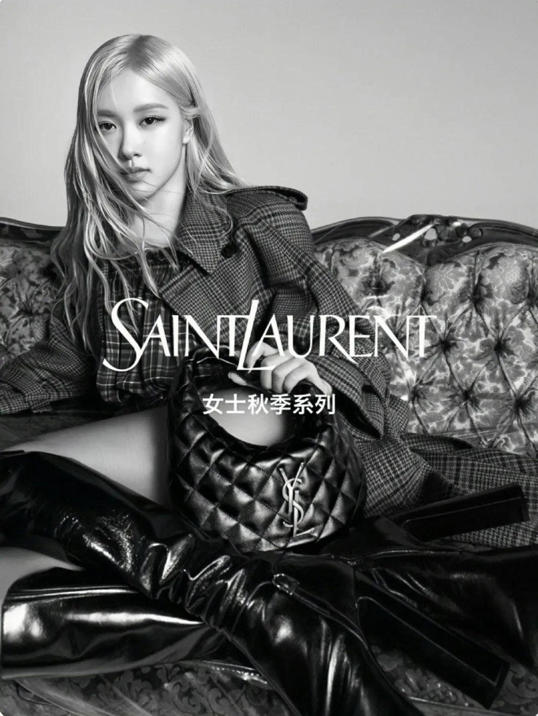 宇宙级流行女歌手朴彩英 rosé 出镜 saint laurent 秋冬广告