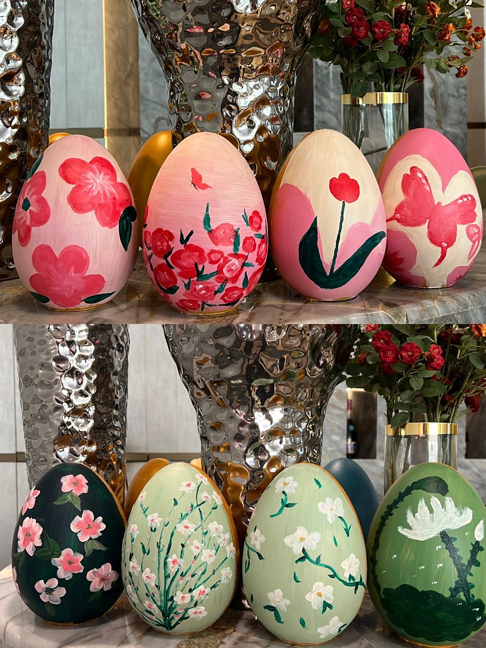 治愈系金蛋 #金蛋绘画# #案场客服# #砸金蛋# #治愈系# #风景画