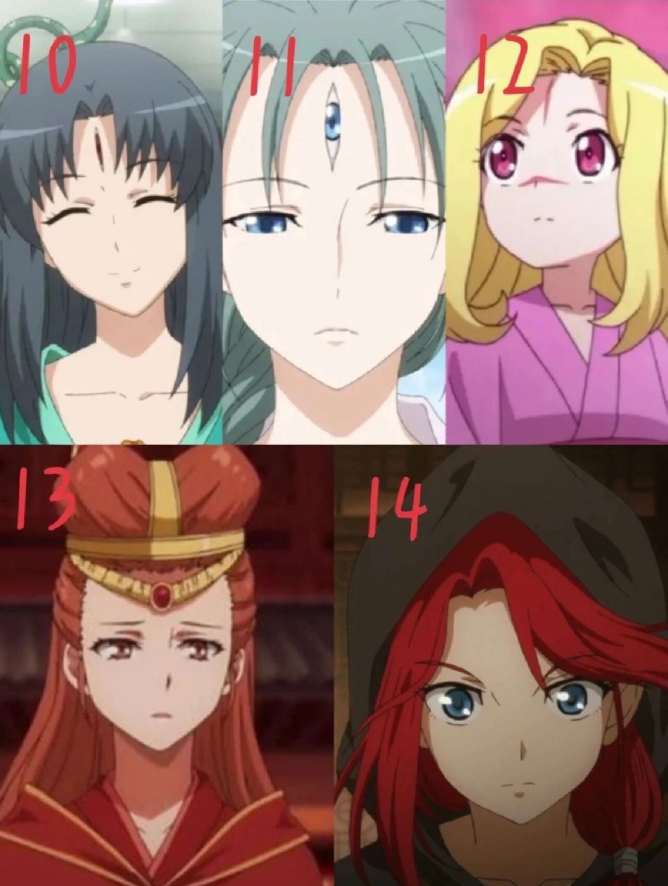 狐妖小红娘女角色大比拼,真的希望能有人!