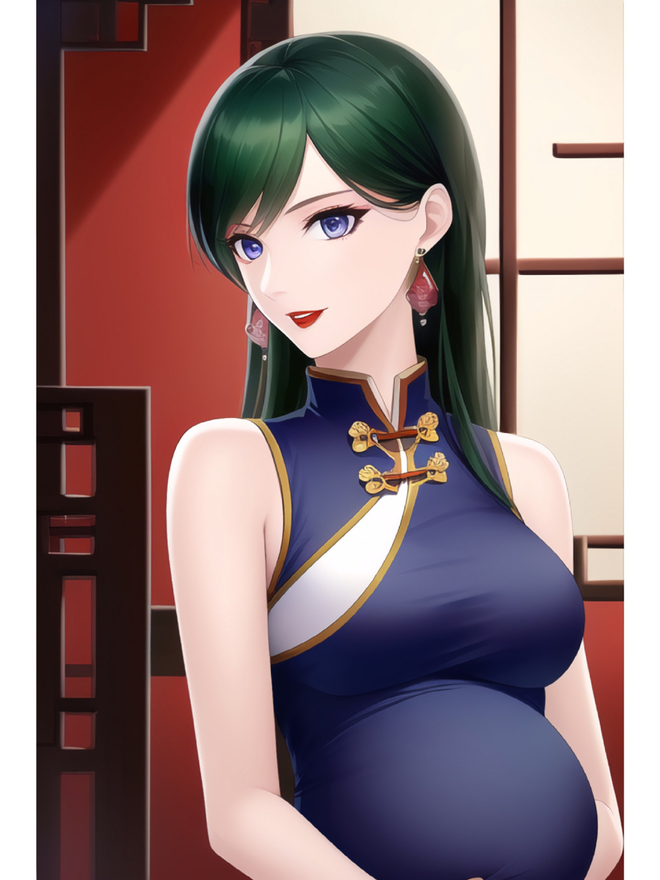 二次元旗袍 因为你,我的苦与乐都充满了意义