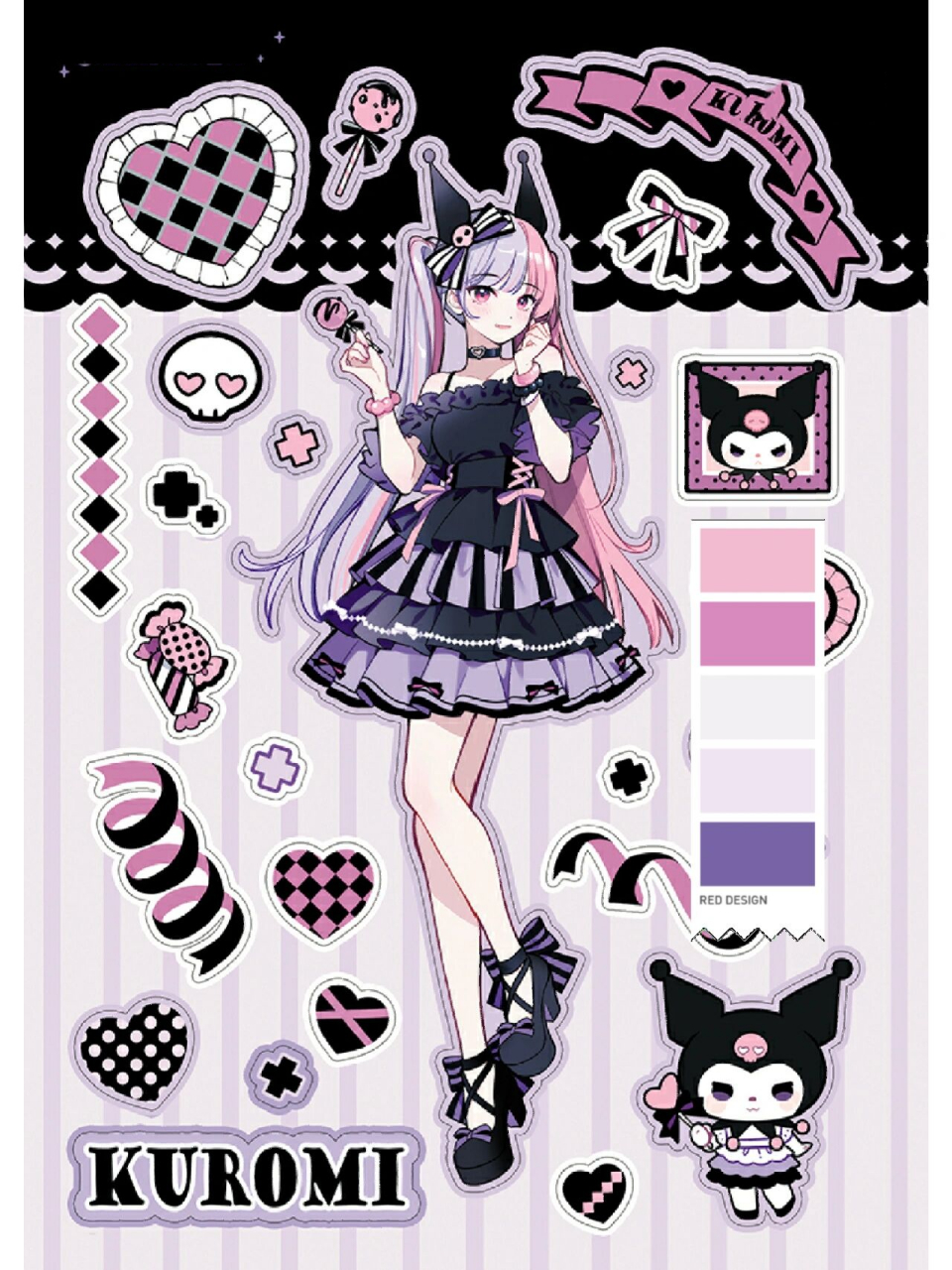 库洛米～ 终于画完啦啦啦～首发在广州的cpsp,摊位b12-b13,通贩在