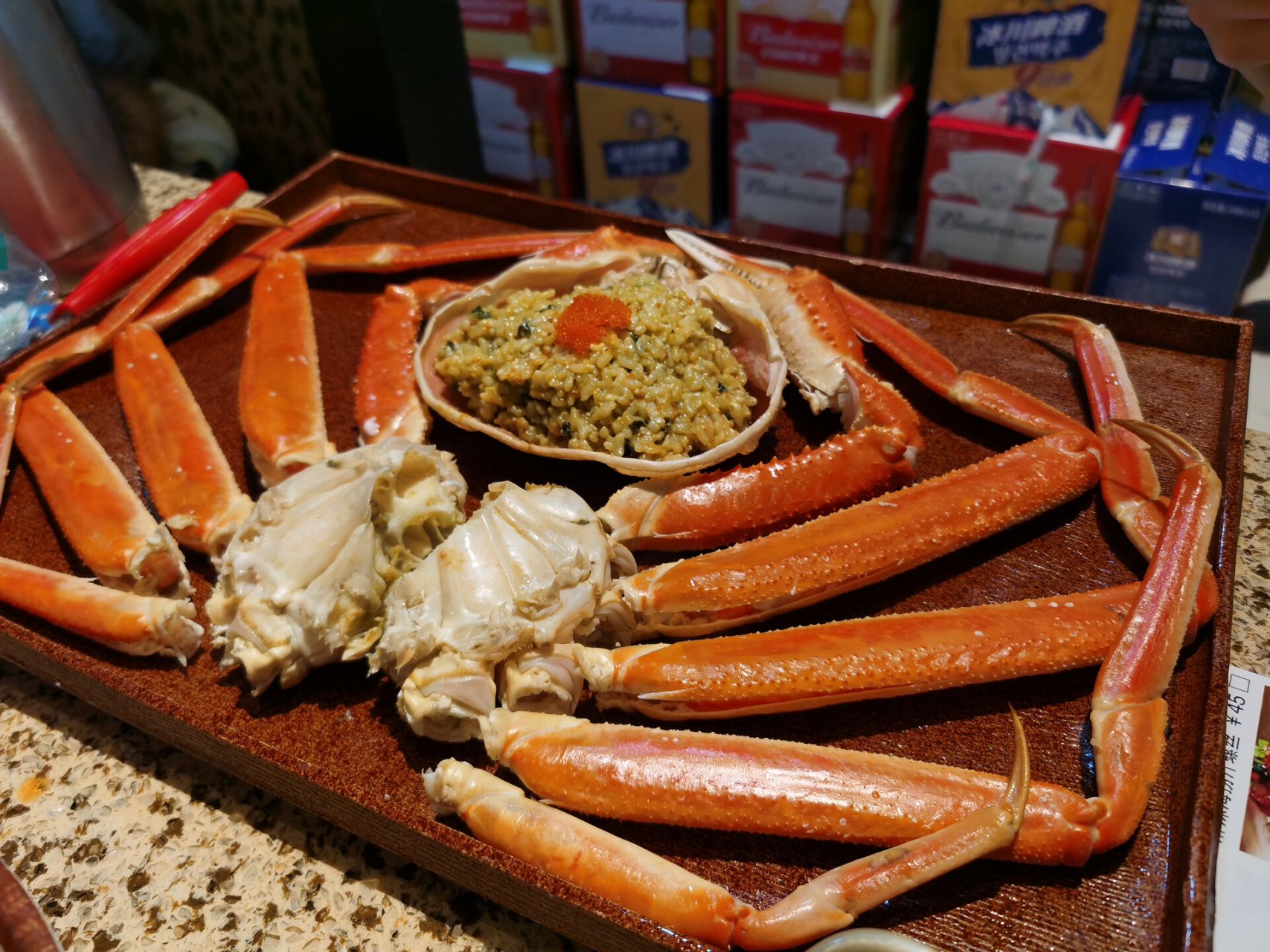 来延吉吃板蟹啦!