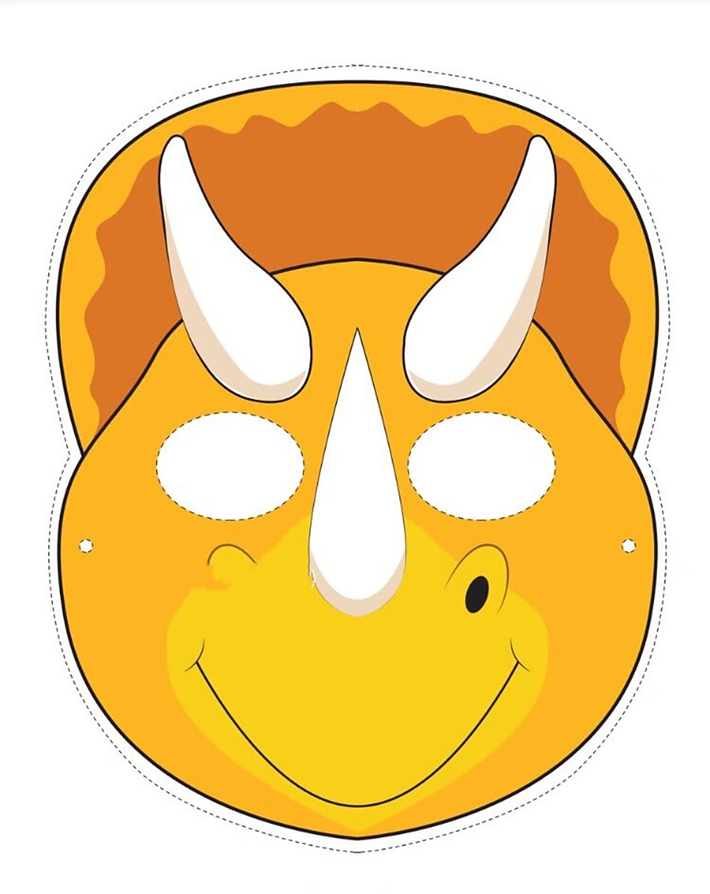 03幼儿恐龙面具diy7915幼儿园手工面具 9615霸王龙04