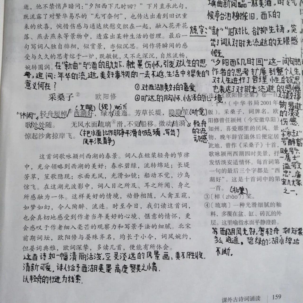 八/上《浣溪沙》《采桑子》 语文古诗词