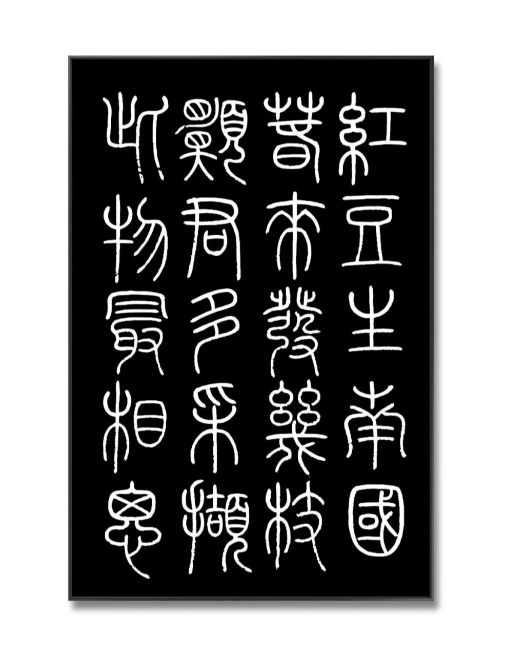 篆书作品|日常书法|再写王维《相思》! 红豆生南国,春来发几枝.