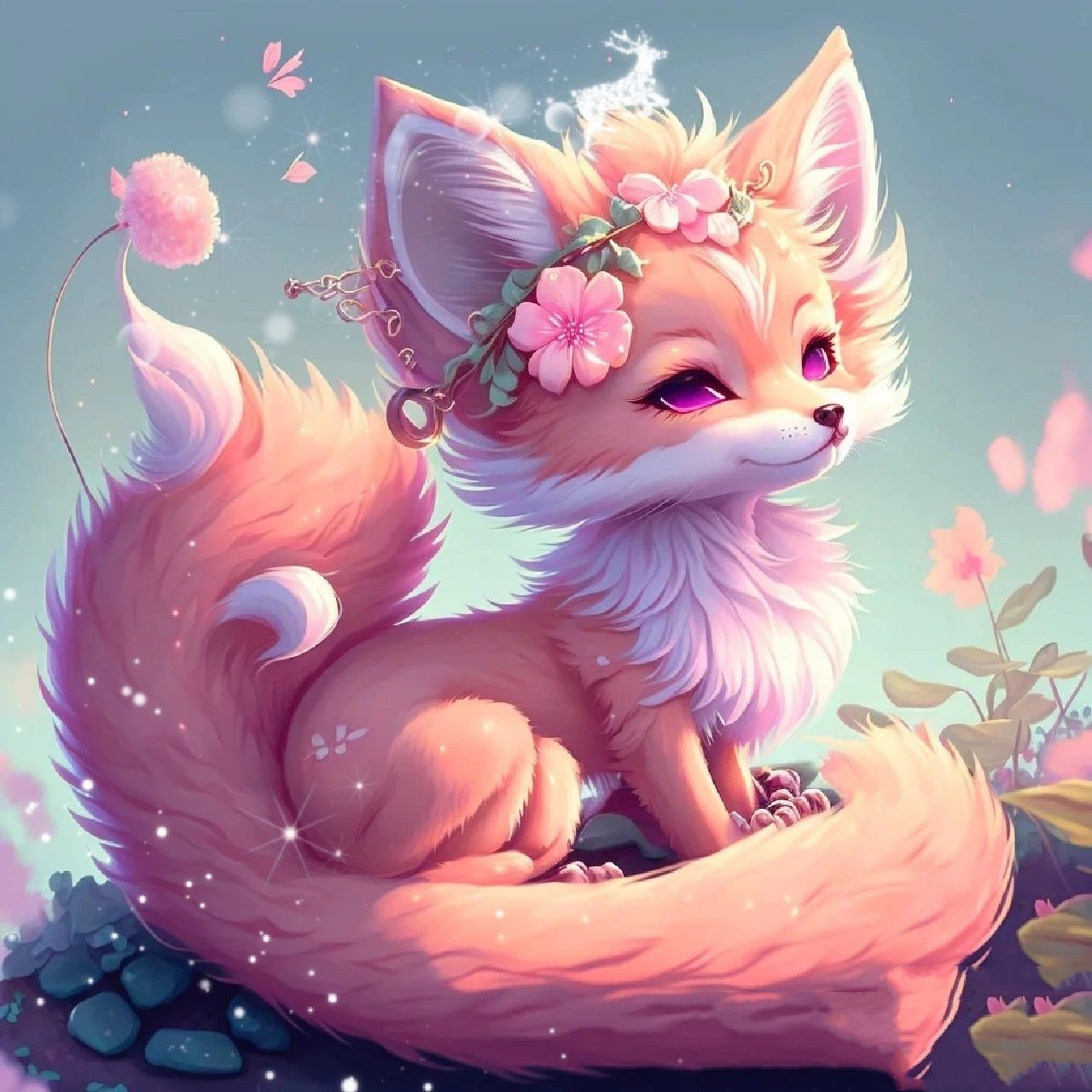 可爱小狐狸高颜值头像