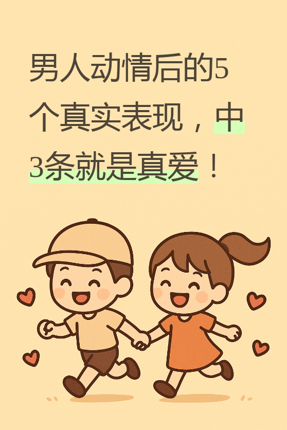 男人动情了会着急吗