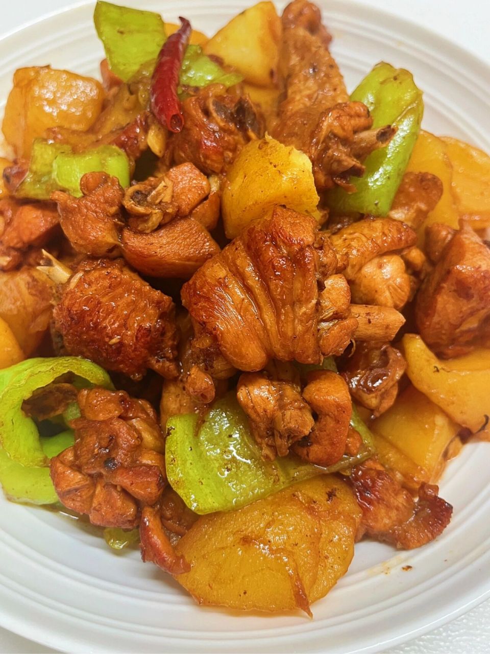 ❗️巨简单家常菜,红烧鸡块焖土豆🔥下饭菜 鸡块和土豆焖煮的软