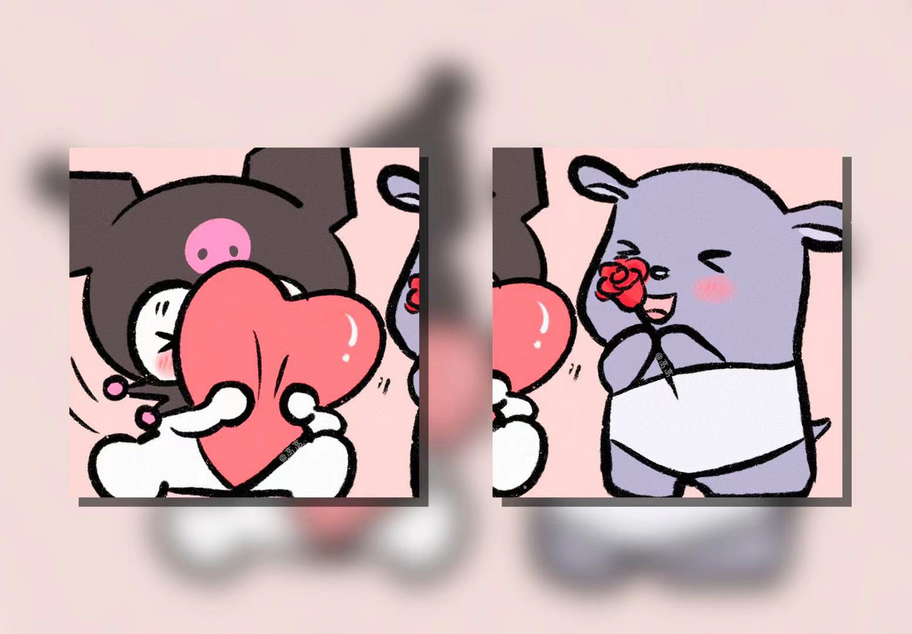 情人节|库洛米x巴库情侣头像