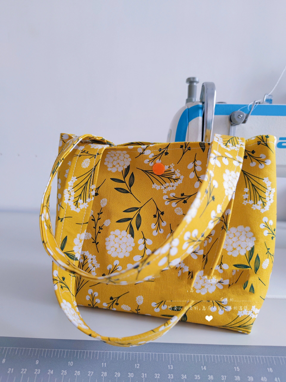 做100个包丨7蒲公英布包手提包教程附图纸 一直想做一个手提包方便