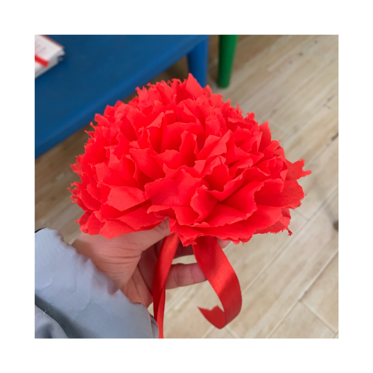 幼儿园手工制作 宝贝们最期待的大红花来了 幼儿园手工制作