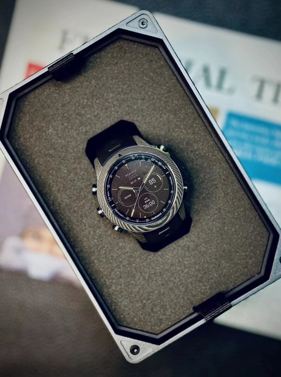 佳明碳纤维版 领跑者 93全新 marq carbon 碳纤维尊享版——athlete