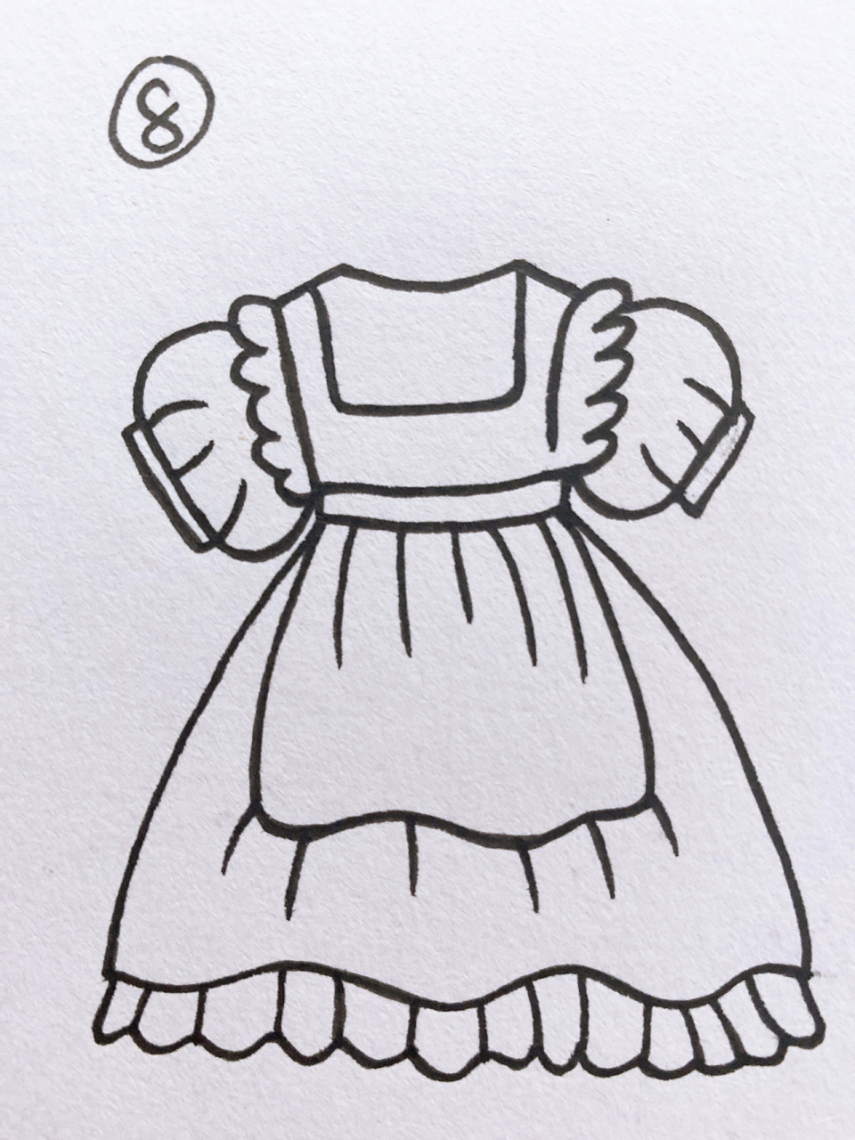 简笔画衣服卡通衣服手绘 9369♀15分享一组服饰类94的简笔画