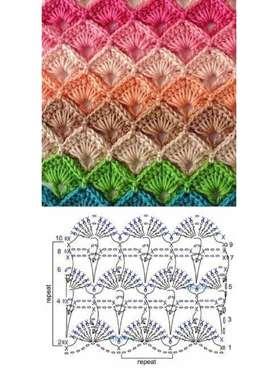 贝壳钩针图解存图