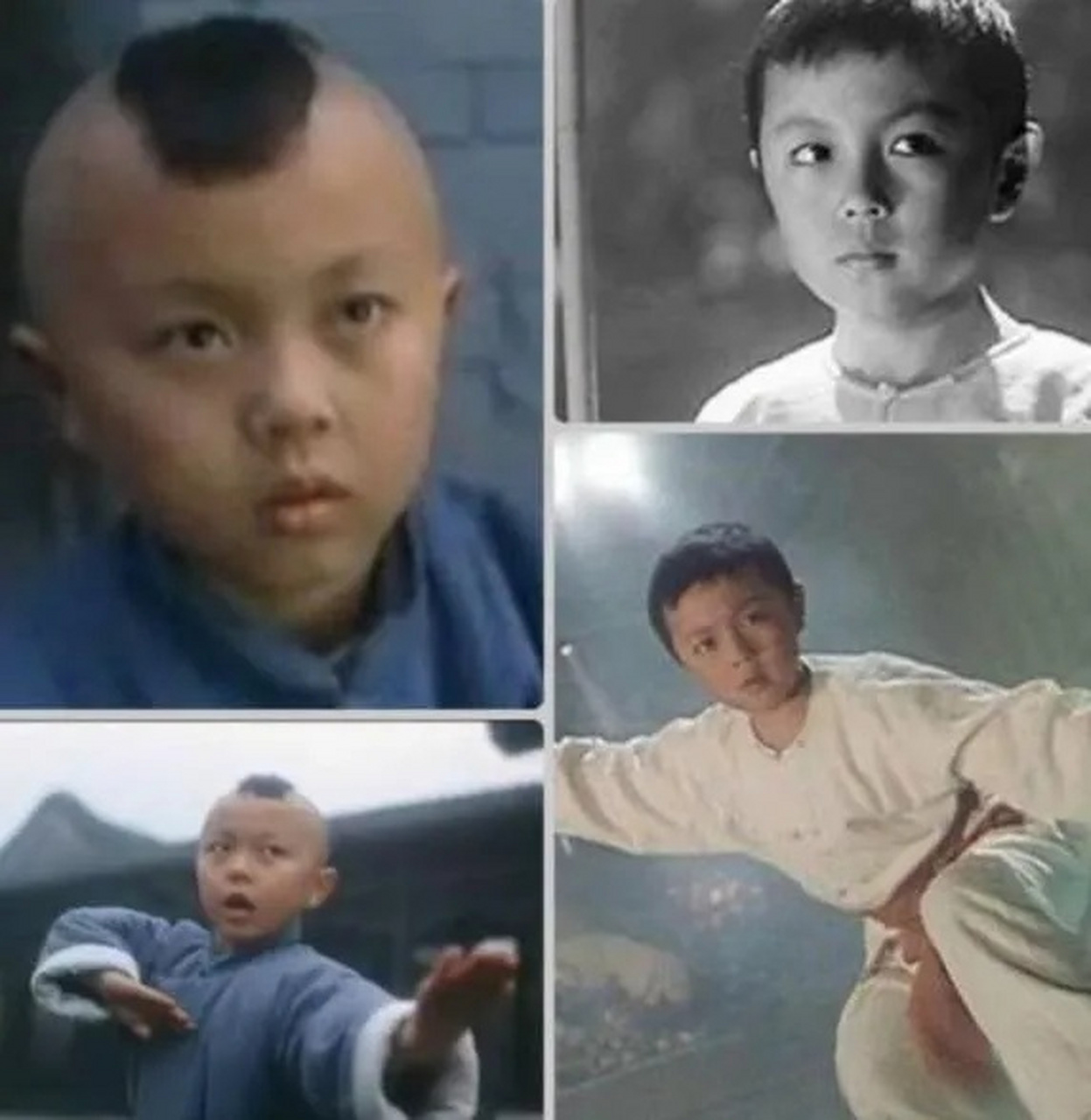 释小龙 曾经的释小龙可爱又能打,更是被称为"最小武打巨星".