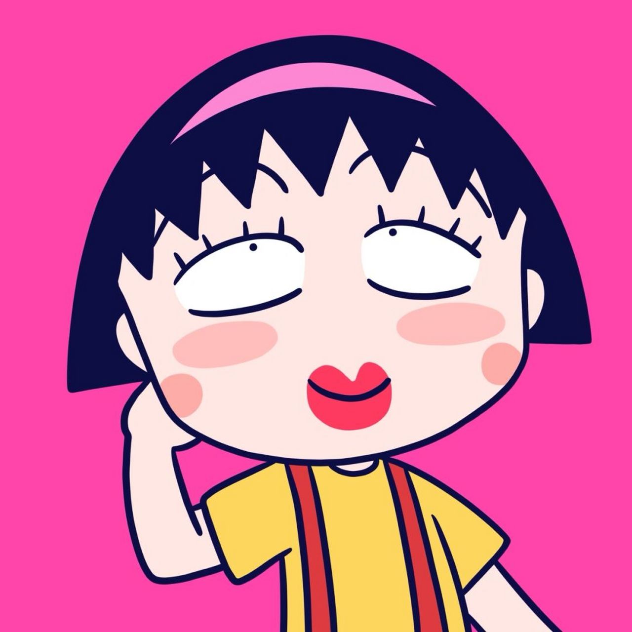 樱桃小丸子# #手绘头像# #卡通头像# 感觉这组樱桃小丸子,和我之前画