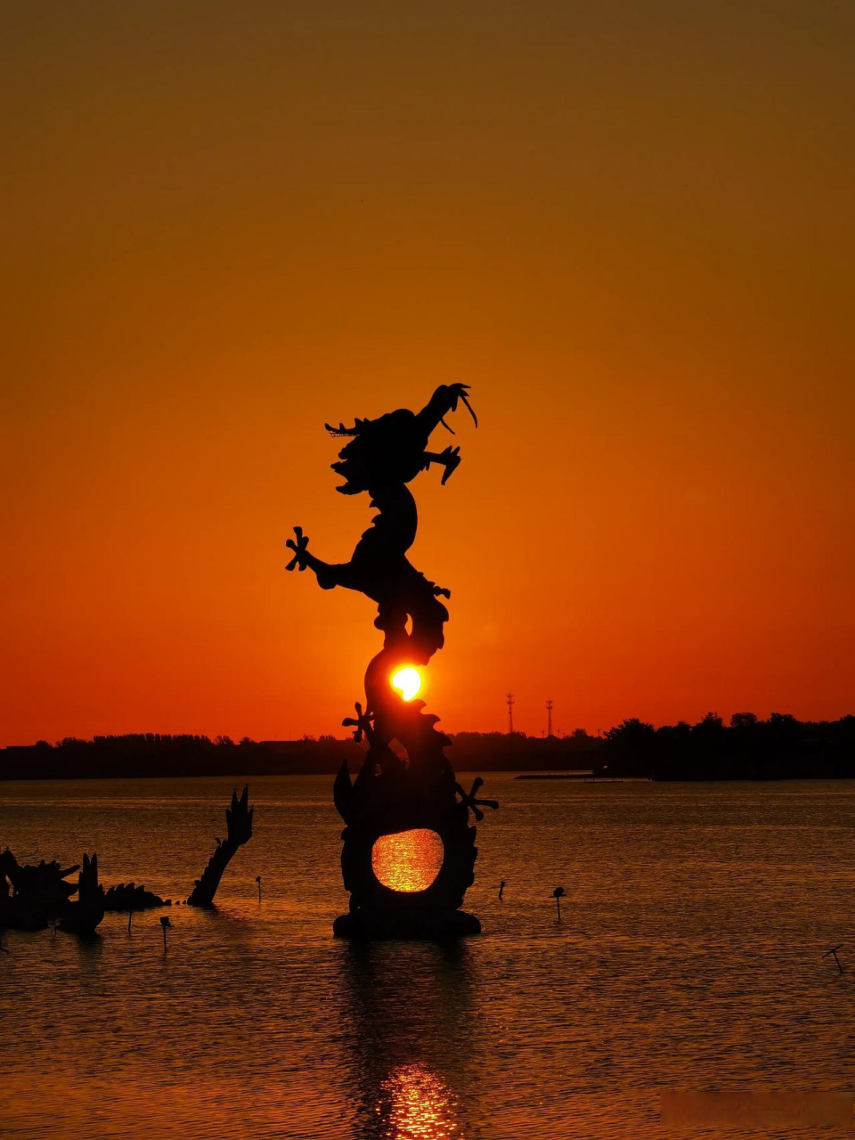 淮阳龙湖日出