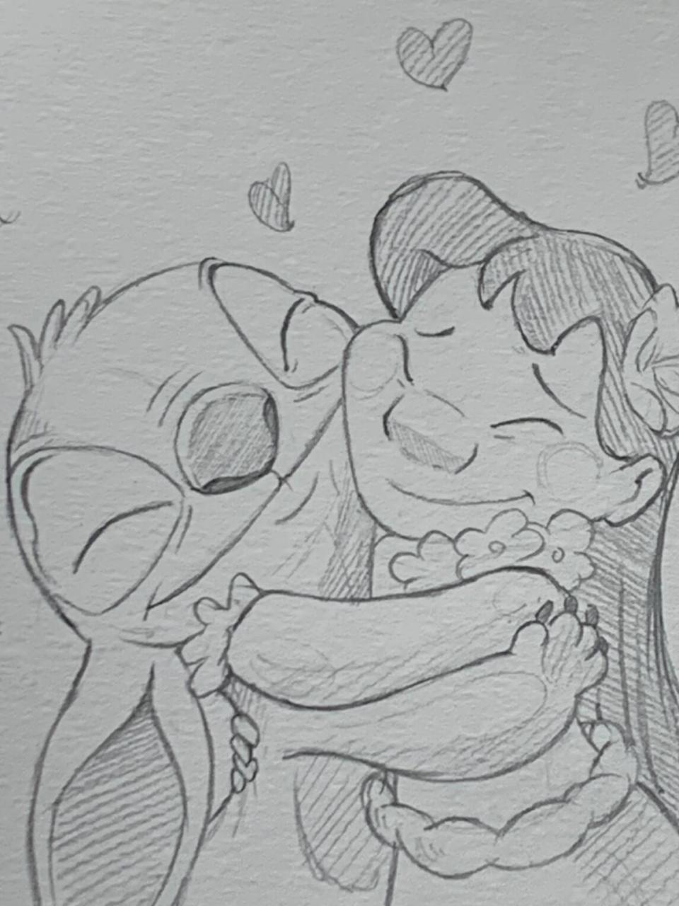 画画# #sketch# #手绘# #星际宝贝# #星际宝贝史迪奇# #迪士尼