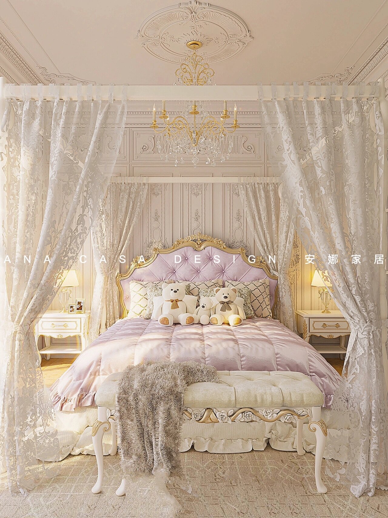 56615款爆97法式公主床合集78精致又浪漫～ 这几款自带仙气的