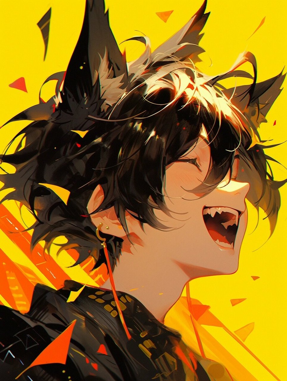 男生头像|猫耳少年|一起来听音乐90吧 音乐90使人快乐!