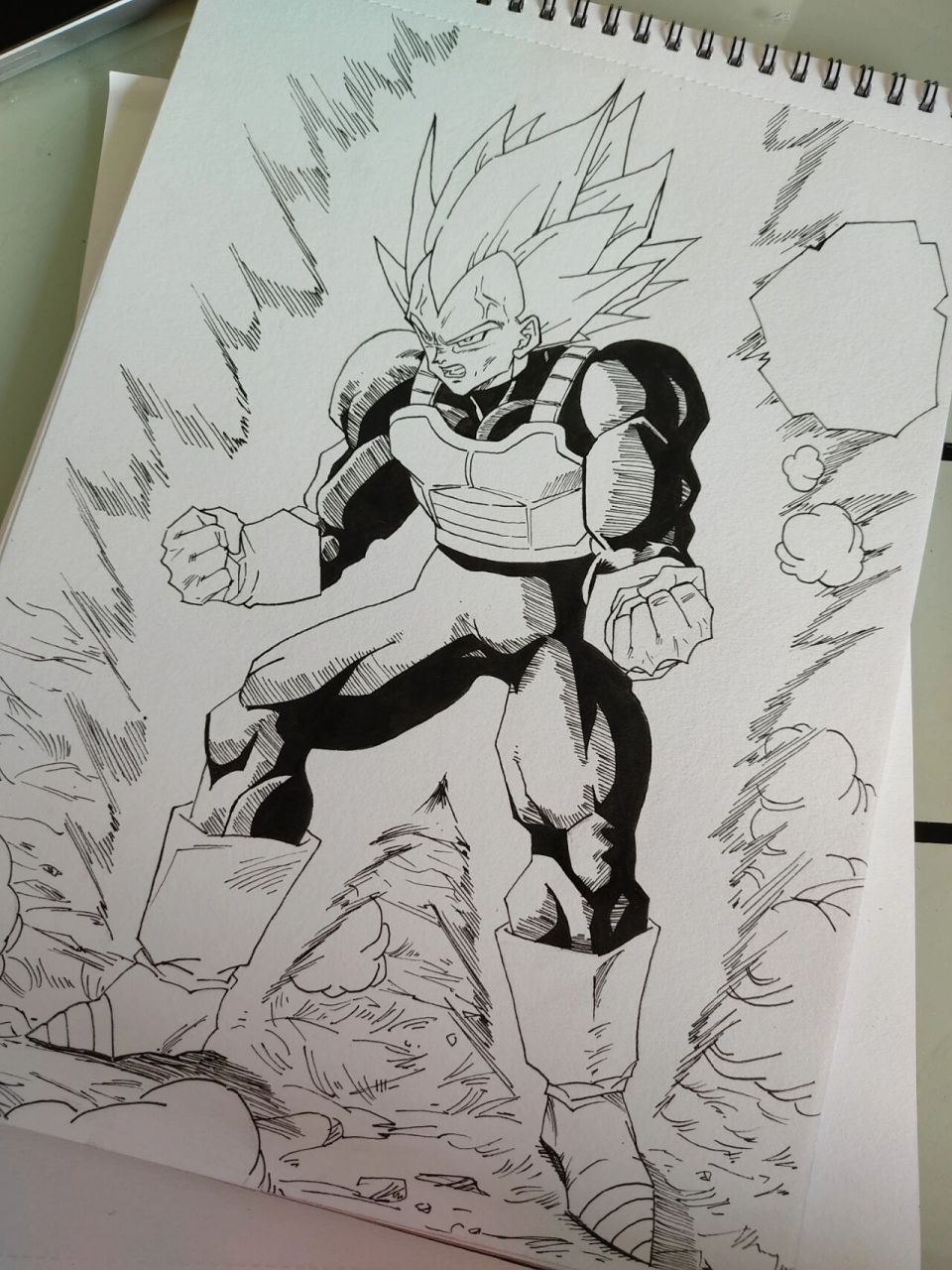 七龙珠绘画 贝吉塔