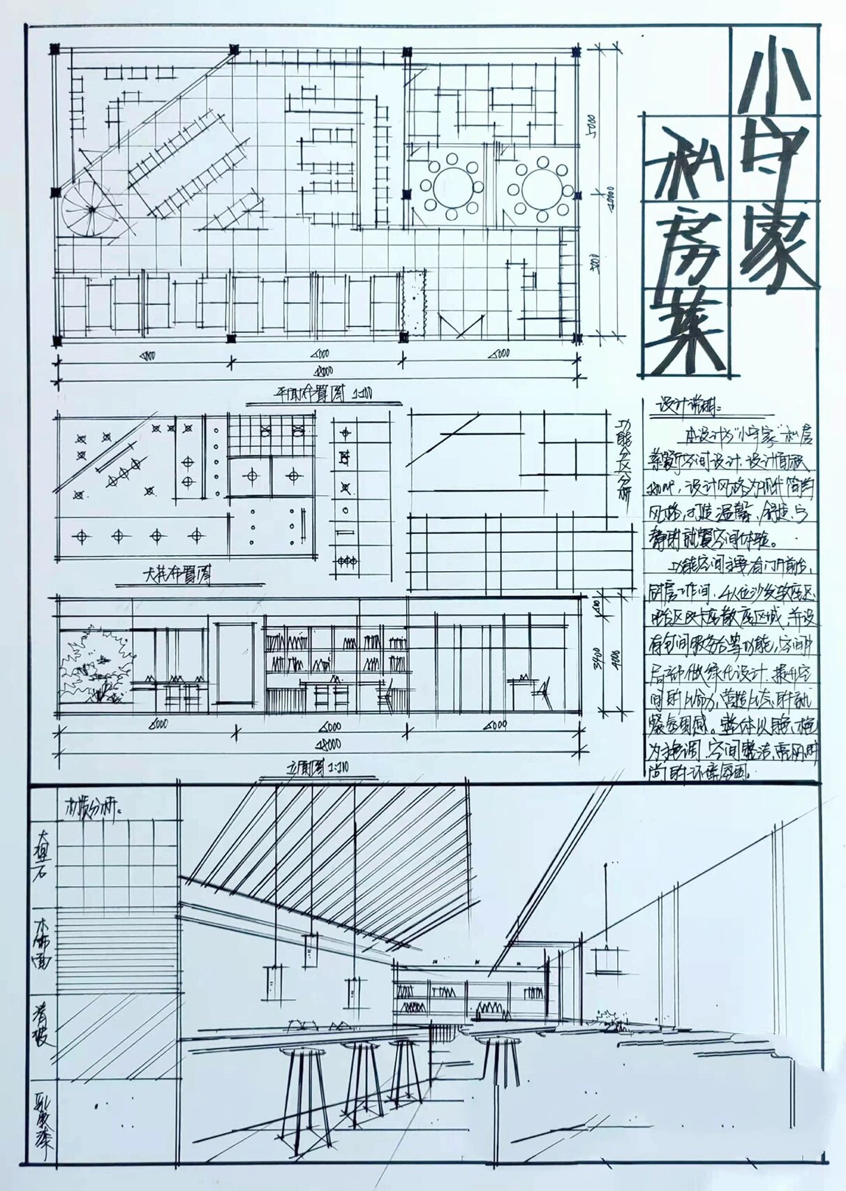 餐饮快题设计高清图图片