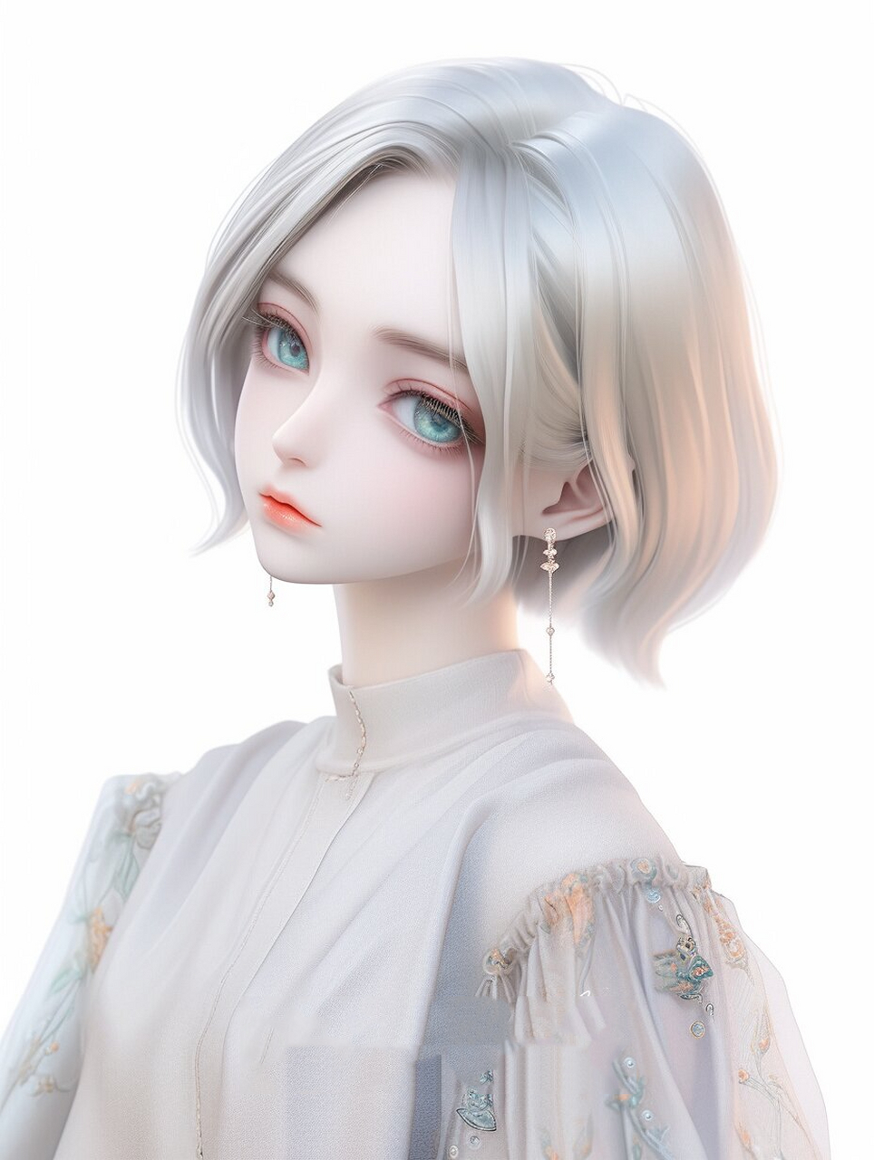 bjd自制##建模##原画##游戏建模##3d建模##优质头像##芭比##芭比公主