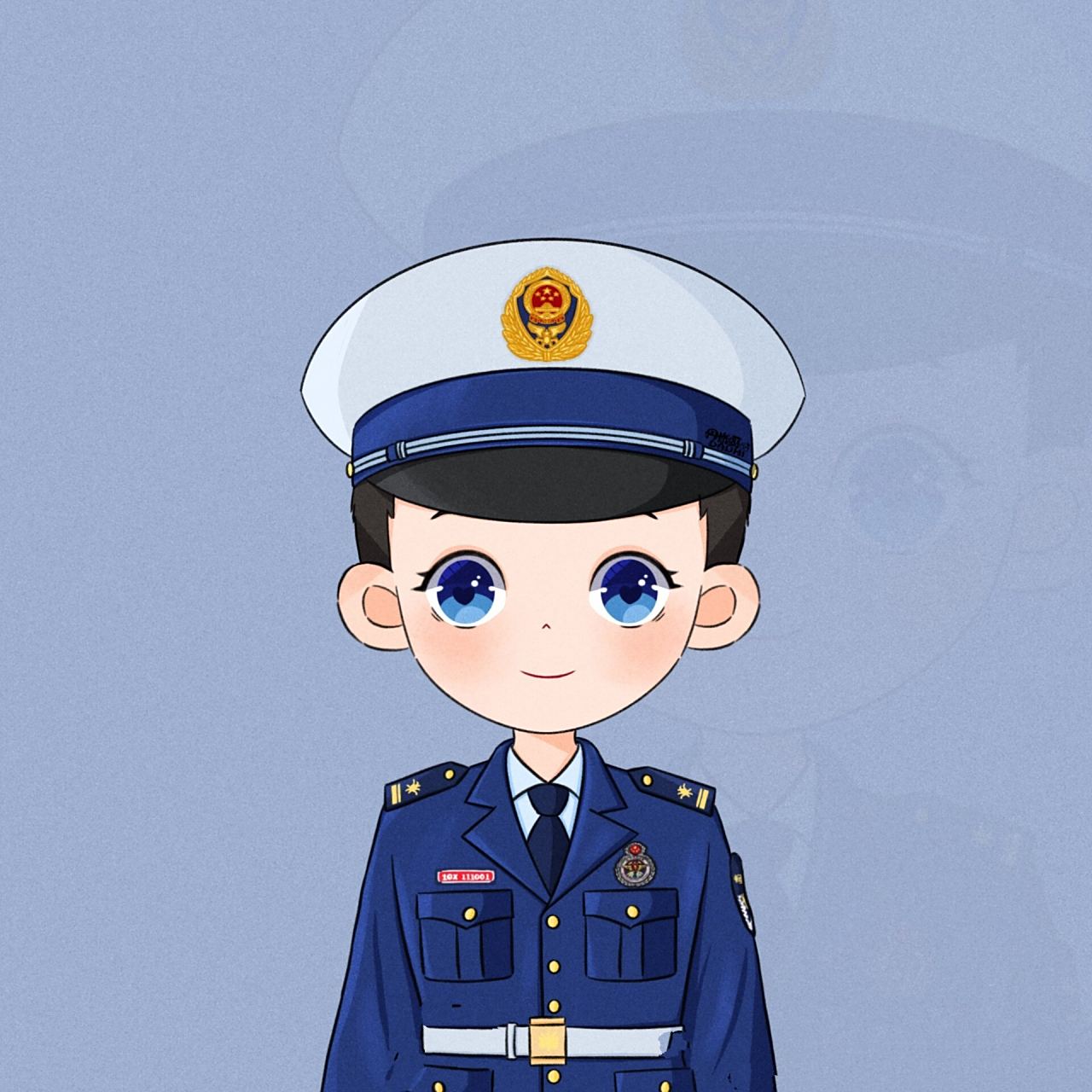 q版消防员头像|q版蓝朋友头像|q版情侣头像 以凡人之躯,比肩神明.