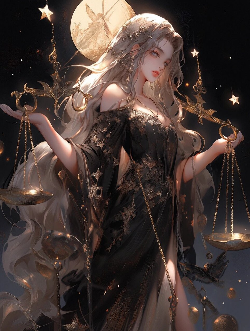 十二星座拟人  |  天秤座 宛如秋天的阳光,温和而平衡 追求公正和和谐