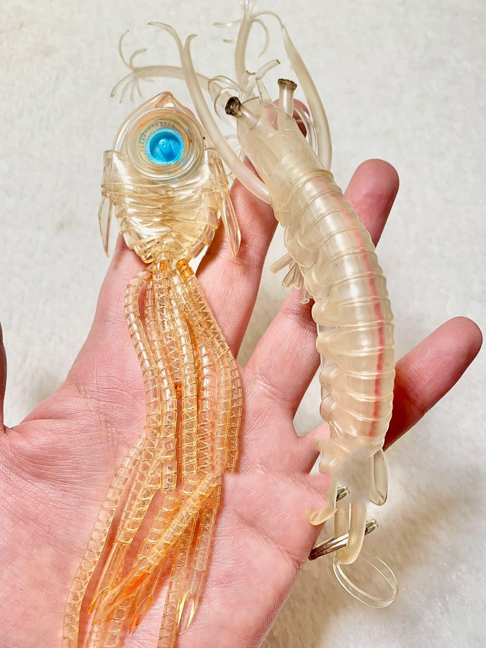 输液管金鱼 大虾 输完液编个虾,这回小鱼小虾都给配齐了怀念那个手巧