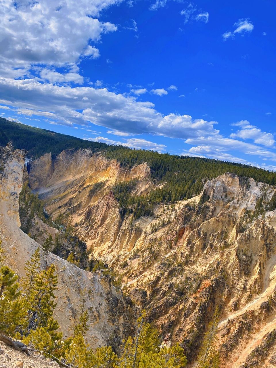 黄石公园| 大峽谷 7715黄石大峡谷是黄石国家公园著名景观之一