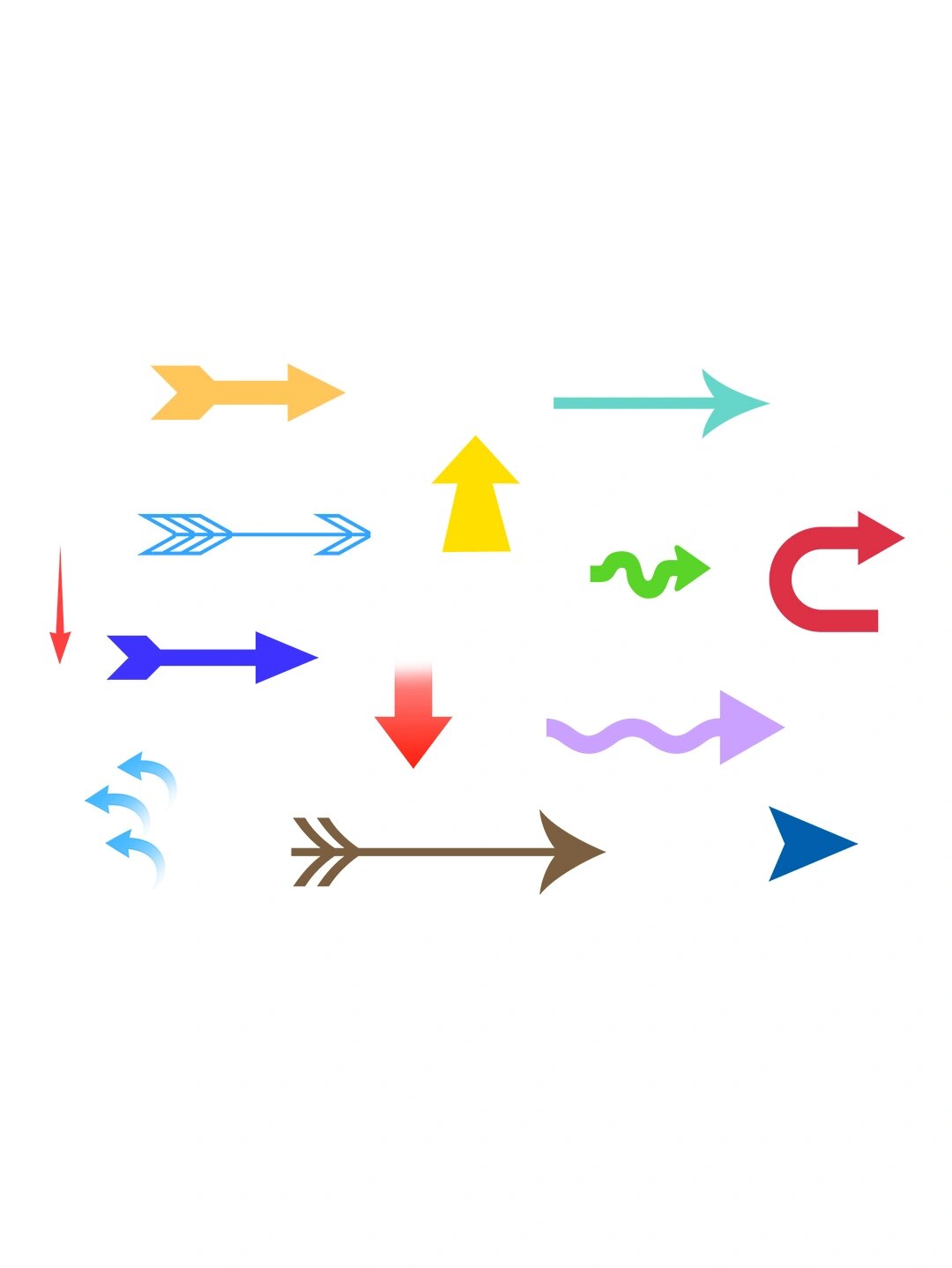 箭头元素图标💘免扣素材